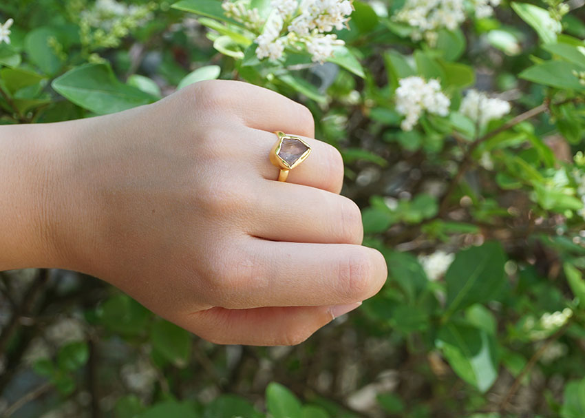 Anillo Cuarzo Transparente