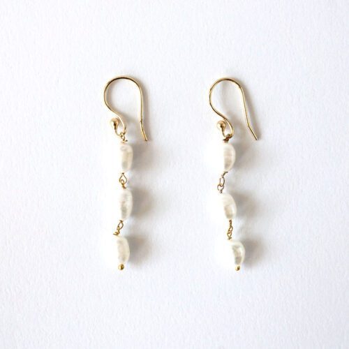 Pendientes de Perlas barrocas