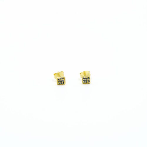 Pendientes mini cuadrado